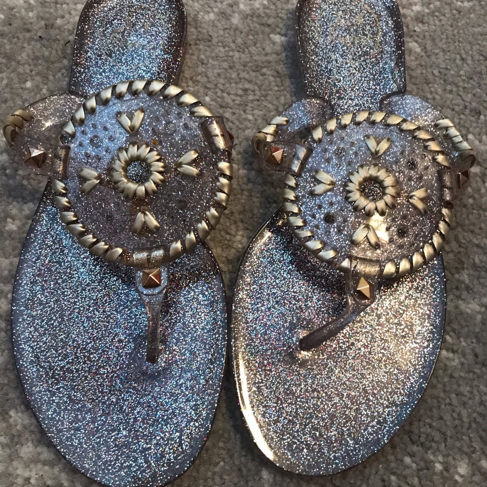 Jack Rogers Women’s Sparkle Georgina Jelly Sandals